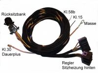 Kabelsatz Sitzheizung Rcksitzbank Audi A6 4B