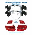 Adapter facelift Heckleuchten LED Audi A3 8PA Sportback