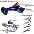 Audi bundle adapter head unit BNS 5.0, Concert 3, Symphony 3