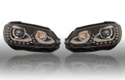 Bi-Xenon Headlights LED DTRL - VW EOS 2012